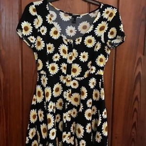 Forever 21 button down Sunflower Dress